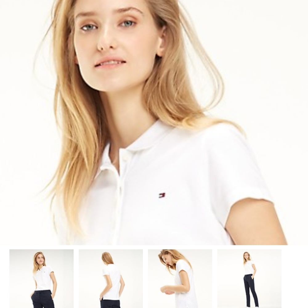 Tommy Hilfiger Off-White Polo Slim fit XL